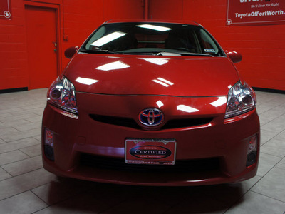 toyota prius 2010 red hybrid 4 cylinders front wheel drive automatic 76116