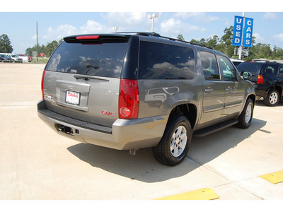 gmc yukon xl 2007 gray suv slt 1500 flex fuel 8 cylinders rear wheel drive automatic with overdrive 77656