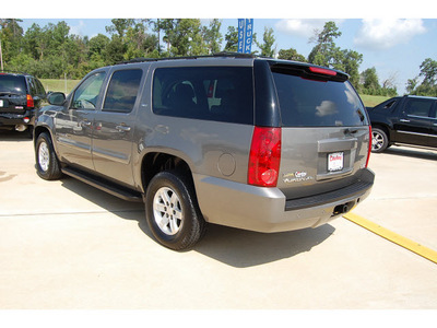 gmc yukon xl 2007 gray suv slt 1500 flex fuel 8 cylinders rear wheel drive automatic with overdrive 77656