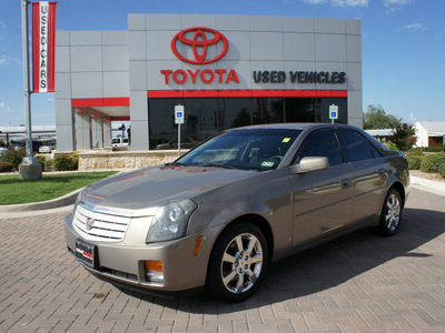 cadillac cts 2007 tan sedan gasoline 6 cylinders rear wheel drive automatic 76087