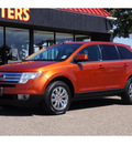 ford edge 2008 orange suv limited gasoline 6 cylinders front wheel drive automatic 79109