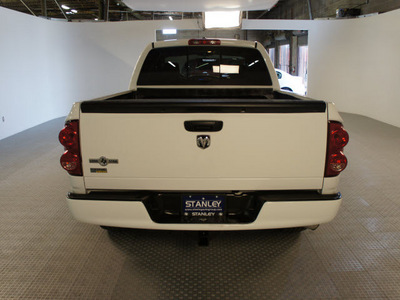 dodge ram 1500 2008 white pickup truck st lone star gasoline 8 cylinders rear wheel drive automatic 75219
