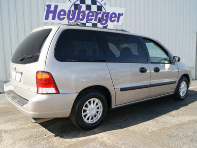 ford windstar 2002 beige van lx gasoline 6 cylinders front wheel drive automatic 80905