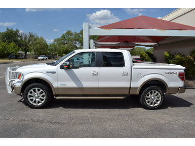 ford f 150 2012 white king ranch gasoline 6 cylinders 4 wheel drive automatic 76903