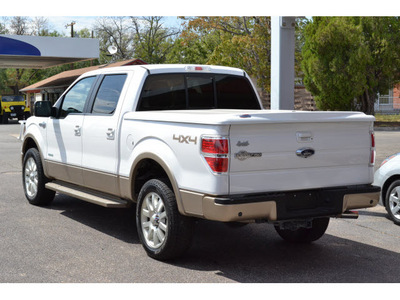 ford f 150 2012 white king ranch gasoline 6 cylinders 4 wheel drive automatic 76903