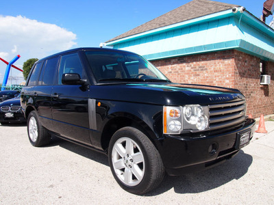 land rover range rover 2003 black suv hse gasoline 8 cylinders all whee drive automatic 75057
