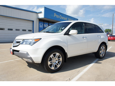 acura mdx 2009 white suv w tech gasoline 6 cylinders all whee drive automatic 77034