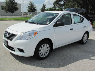 nissan versa 2012 white sedan s gasoline 4 cylinders front wheel drive automatic 33884