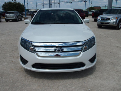ford fusion 2012 white sedan sel gasoline 4 cylinders front wheel drive automatic 76234