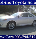 toyota camry 2012 silver sedan xle gasoline 4 cylinders front wheel drive automatic 75569