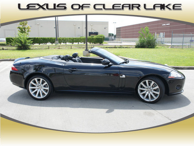 jaguar xk series 2007 black xk gasoline 8 cylinders rear wheel drive automatic 77546