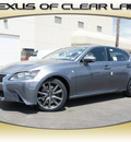 lexus gs 350 2013 gray sedan gasoline 6 cylinders rear wheel drive automatic 77546