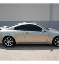 infiniti g35 2003 silver coupe gasoline 6 cylinders dohc rear wheel drive automatic 78757