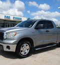 toyota tundra 2007 silver sr5 gasoline 8 cylinders rear wheel drive automatic 76011