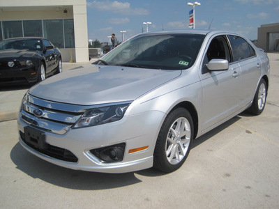 ford fusion 2012 silver sedan sel flex fuel 6 cylinders front wheel drive automatic 77578
