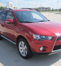mitsubishi outlander 2012 dk  red se gasoline 4 cylinders front wheel drive automatic 77578