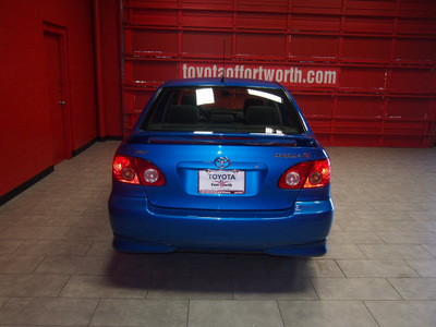 toyota corolla 2008 lt  blue sedan s gasoline 4 cylinders front wheel drive automatic with overdrive 76116