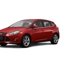 ford focus 2013 red hatchback se flex fuel 4 cylinders front wheel drive 6 speed automatic 77388