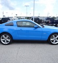 ford mustang 2010 lt  blue coupe gasoline 8 cylinders rear wheel drive not specified 77388