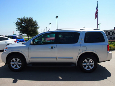 nissan armada 2011 silver suv gasoline 8 cylinders 2 wheel drive automatic 76018