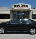 toyota camry 2012 black sedan le gasoline 4 cylinders front wheel drive automatic 76011