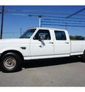 ford f 350 1996 white xlt diesel v8 rear wheel drive automatic 78654