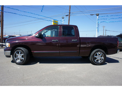 dodge ram 1500 2005 maroon pickup truck gasoline 8 cylinders rear wheel drive automatic 78654