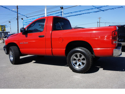 dodge ram 1500 2003 red pickup truck gasoline 8 cylinders 4 wheel drive automatic 78654