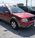 ford freestyle 2007 dk  red suv sel gasoline 6 cylinders front wheel drive automatic 75062