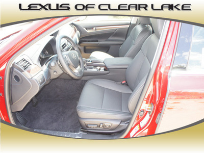 lexus gs 350 2013 red sedan gasoline 6 cylinders rear wheel drive automatic 77546