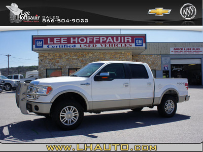 ford f 150 2010 white king ranch flex fuel 8 cylinders 4 wheel drive automatic 78654