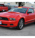 ford mustang 2011 red coupe gasoline 6 cylinders rear wheel drive automatic 78216