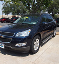 chevrolet traverse 2012 dk  blue suv gasoline 6 cylinders front wheel drive automatic 75075