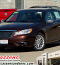 chrysler 200 2013 dk  brown sedan limited flex fuel 6 cylinders front wheel drive automatic 62034
