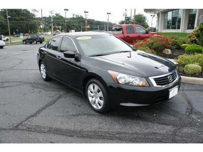 honda accord 2009 black sedan ex l gasoline 4 cylinders front wheel drive 5 speed automatic 07724