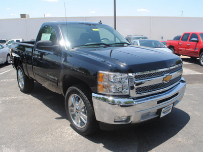 chevrolet silverado 1500 2013 black lt flex fuel 8 cylinders 2 wheel drive automatic 75075