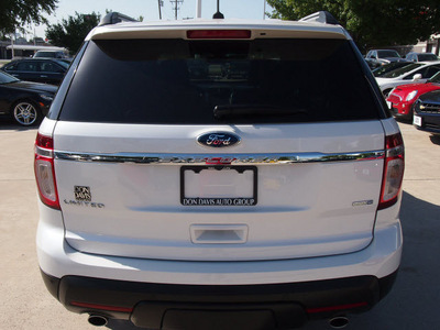 ford explorer 2013 white suv limited flex fuel 6 cylinders 4 wheel drive automatic 76011