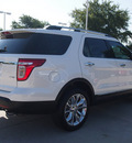 ford explorer 2013 white suv limited flex fuel 6 cylinders 4 wheel drive automatic 76011