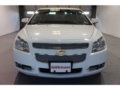 chevrolet malibu 2011 white sedan ltz gasoline 4 cylinders front wheel drive 6 speed automatic 77471