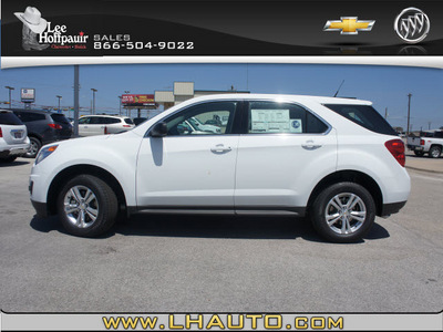 chevrolet equinox 2013 white ls gasoline 4 cylinders front wheel drive automatic 78654