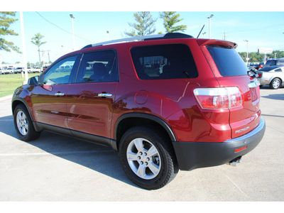 gmc acadia 2010 red suv gasoline 6 cylinders front wheel drive automatic with overdrive 77539