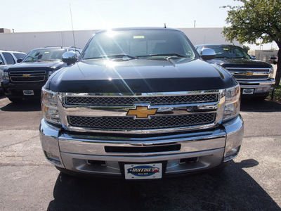 chevrolet silverado 1500 2013 black lt flex fuel 8 cylinders 4 wheel drive automatic 75075