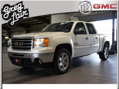 gmc sierra 1500 2013 white sle flex fuel v8 2 wheel drive automatic 79015