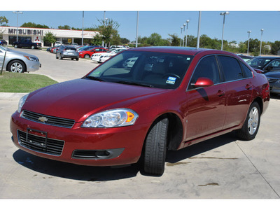 chevrolet impala 2008 red sedan lt flex fuel 6 cylinders front wheel drive automatic 78233