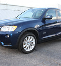 bmw x3 2013 blue xdrive28i gasoline 4 cylinders all whee drive automatic 27616