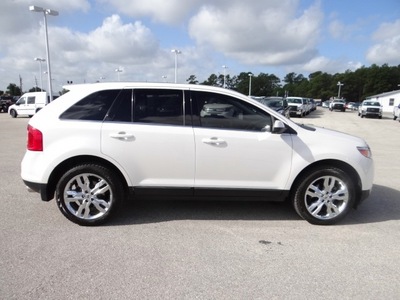 ford edge 2011 white suv limited gasoline 6 cylinders front wheel drive shiftable automatic 77388