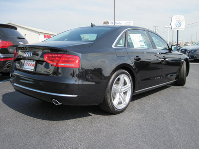 audi a8 2013 black sedan l quattro gasoline 6 cylinders all whee drive 8 speed automatic 46410