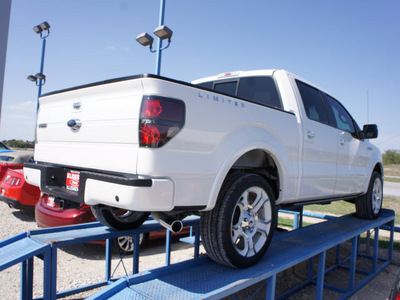 ford f 150 2011 white lariat limited gasoline 8 cylinders 4 wheel drive automatic 76234