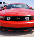 ford mustang 2012 red coupe gt gasoline 8 cylinders rear wheel drive automatic 76234