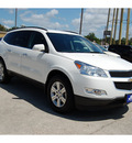 chevrolet traverse 2012 white lt gasoline 6 cylinders front wheel drive automatic with overdrive 77627